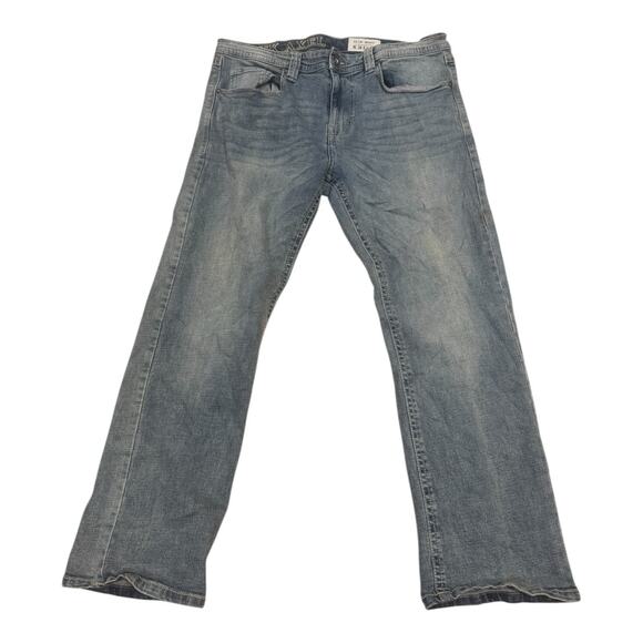 TK Axel Slim Boot Stretch Jeans Men's Size 34X30 Medium Wash Western Cowboy - Picture 1 of 9